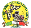 Cartoon: Federcaccia (small) by Niessen tagged fucile,cacciatore,farfalla,sparare,uccidere,bandiera,logo,rifle,hunter,butterfly,shoot,kill,flag,gewehr,jäger,schmetterling,schießen,töten,flagge,emblem