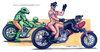 Cartoon: Fuck your bike (small) by Niessen tagged bike,motorcycle,gay,homosexual,moto,motocicletta,omosessuale,motorrad,homosexuell