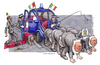 Cartoon: Il capo gabinetto (small) by Niessen tagged re,gabinetto,macchina,blu,servi,carrozza,italia,king,wc,car,limousine,slaves,italy,könig,toilette,auto,chauffeur,diener,italien