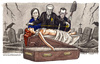 Cartoon: Il governo dei tecnici (small) by Niessen tagged italy,government,grave,dead