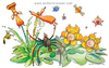 Cartoon: Winter flowers (small) by Niessen tagged blumen,spinne,insekten,landschaft,natur