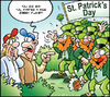 Cartoon: Saint Patrick s day (small) by Carayboo tagged saint,patrick,holiday,parade,kid,history,st,day,green,environment,nature,religion