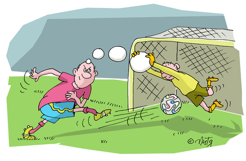 Cartoon: football (medium) by mitya_kononov tagged football
