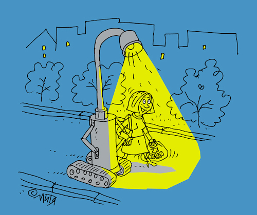 Cartoon: smartcities (medium) by mitya_kononov tagged mityacartoon,love,smartcities