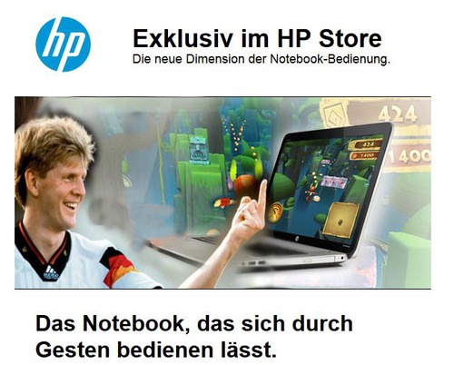 Cartoon: Die neue Technik (medium) by berti tagged control,gesture,steuerung,geste,notebook,hp