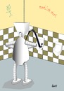 Cartoon: A Human Need (small) by berti tagged roboter,bedürfnis,menschlich,toilette,pisoir,öl,altöl,entsorgung,robot,human,wish,need,toilet,urinal,waste,oil,disposal,inkscape