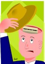 Cartoon: Hirnlos (small) by berti tagged hirnlos,vergessen,hut,nachgedacht,brainless,hat,remember,inkscape