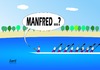 Cartoon: Wo isser ? (small) by berti tagged manfredw,suche,rudern,steuermann,achter,inkscape