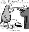 Cartoon: Der Wulff (small) by Mistviech tagged wulff,wolf,bundespräsident,entschuldigung,schaaf
