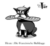 Cartoon: Die Französische Bulldogge (small) by Mistviech tagged tiere,natur,französische,bulldogge,baguette,apportieren,hund,haustier,baskenmütze,frankreich