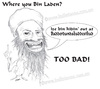 Cartoon: Osama Bin Laden Where u bin? (small) by kullatoons tagged osama,bin,laden