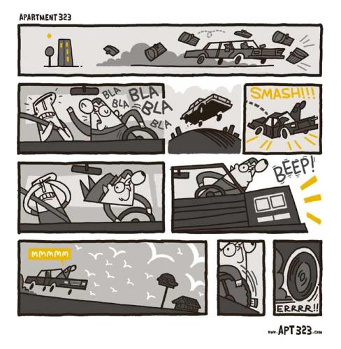 Cartoon: APT 323 EPISODE 001 (medium) by breeson tagged humour,funny,stupid,slapstick,flash