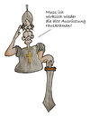 Cartoon: neue Zeiten? (small) by Strassengalerie tagged is,irak,syrien,kreuzritter