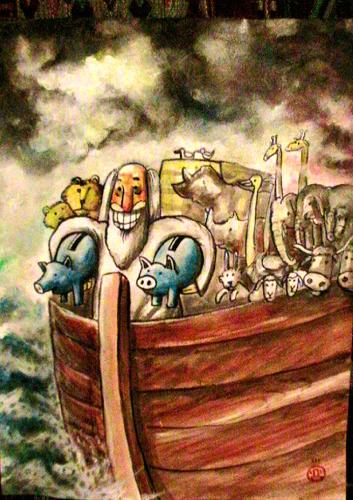 Cartoon: noah (medium) by drljevicdarko tagged noah