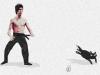 Cartoon: bruce lee (small) by drljevicdarko tagged bruce lee