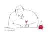 Cartoon: Cuore Tinto (small) by Herme tagged wine