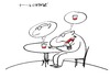 Cartoon: dreams (small) by Herme tagged drink drunk bar pub