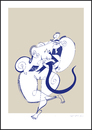 Cartoon: Moon Love (small) by Herme tagged moon,love