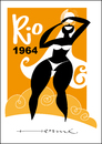 Cartoon: Rio 1964 (small) by Herme tagged black,woman,rio,summer