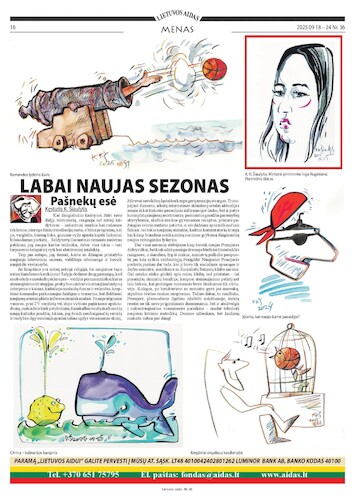 Cartoon: A very new season (medium) by Kestutis tagged causerie,newspaper,kestutis,lithuania
