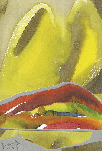 Cartoon: Abend. Evening. Vakaras (medium) by Kestutis tagged evening,abend,dada,postcard,art,kunst,kestutis,lithuania