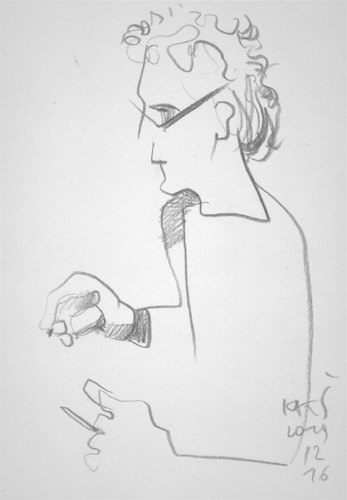 Cartoon: Artist and model today 2 (medium) by Kestutis tagged artist,model,today,sketch,kestutis,lithuania