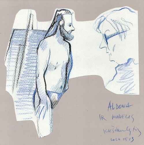 Cartoon: Artists draw 5 (medium) by Kestutis tagged artist,draw,human,figure,art,kunst,sketch,kestutis,lithuania