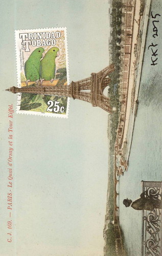 Cartoon: Bonjour Paris! (medium) by Kestutis tagged paris,morning,dada,postcard,art,kunst,kestutis,lithuania