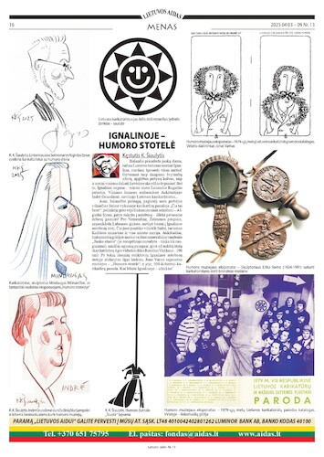 Cartoon: Cartoon exhibition in Ignalina (medium) by Kestutis tagged newspaper,kestutis,lithuania