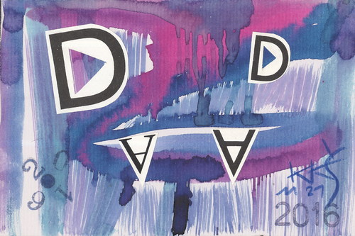 Cartoon: December. DADA Calendar (medium) by Kestutis tagged dada,postcard,december,winter,calendar,kestutis,lithuania