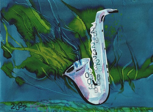 Cartoon: Digitale Musik (medium) by Kestutis tagged digitale,musik,kestutis,lithuania