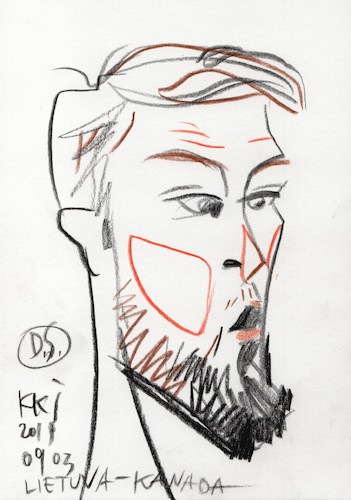 Cartoon: Domantas Sabonis (medium) by Kestutis tagged sketch,china,fiba,basketbal,lworld,cup,episode,kestutis,lithuania