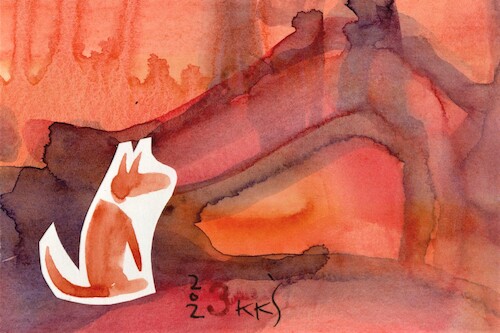Cartoon: Emotion 3 (medium) by Kestutis tagged animal,emotion,dada,postcard,kestutis,lithuania