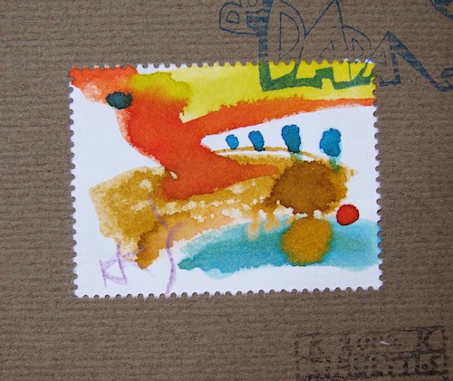 Cartoon: Expressionismus (medium) by Kestutis tagged mail,art,dada,postcard,kunst,kestutis,lithuania,expressionismus