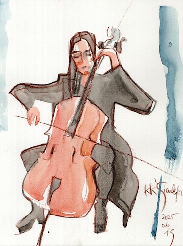 Cartoon: Festival Culture Night 2 (medium) by Kestutis tagged sketch,art,kunst,music,kestutis,lithuania,night,festival,culture