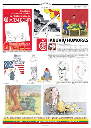 Cartoon: Indigenous humor (medium) by Kestutis tagged humor,kestutis,lithuania,newspaper
