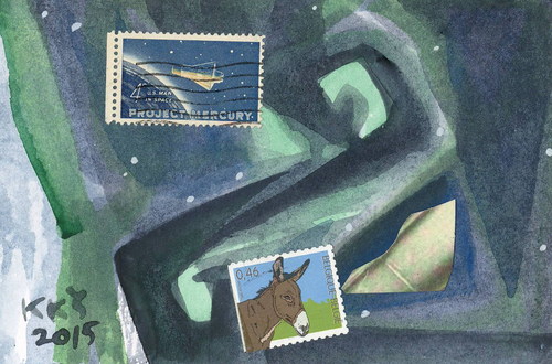 Cartoon: Infinity (medium) by Kestutis tagged infinity,dada,postcard,kestuti,lithuania,space,nature