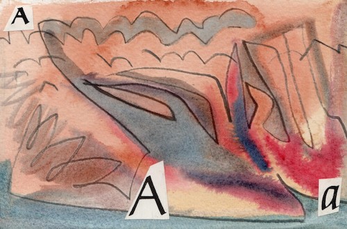 Cartoon: Letter from Atlantis (medium) by Kestutis tagged letter,atlantis,dada,postcard,kestutis,lithuania
