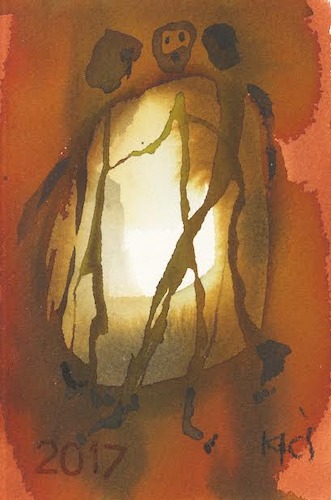 Cartoon: Mandragora (medium) by Kestutis tagged dada,postcard,mandragora,kestutis,lithuania