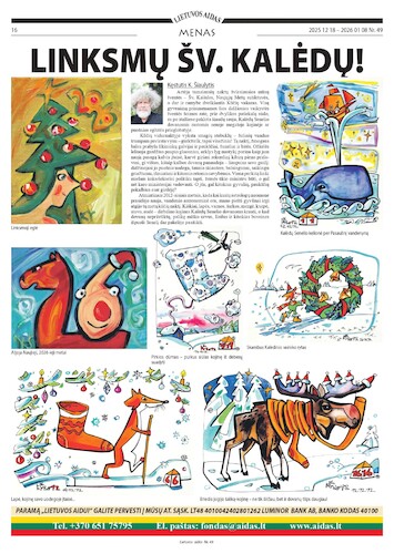 Cartoon: Merry Christmas (medium) by Kestutis tagged causerie,newspaper,kestutis,lithuania