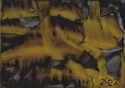 Cartoon: New moon mask (medium) by Kestutis tagged moon,mask,calendar,dada,philately,tiger,bigpostcard,kestutis,lithuania