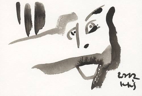 Cartoon: Postcard. Fragments (medium) by Kestutis tagged fragments,postcard,sketch