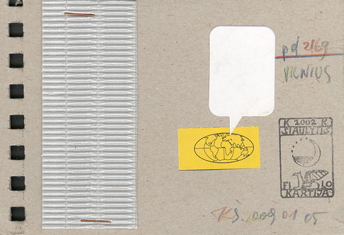 Cartoon: Postcard. Minimalism (medium) by Kestutis tagged collage,siaulytis,kestutis,minimalism,postcard