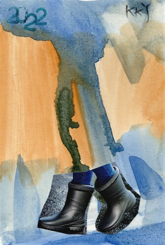 Cartoon: Rain is walking around Europe (medium) by Kestutis tagged rain,europe,postcard,dada,kestutis,lithuania,art,kunst