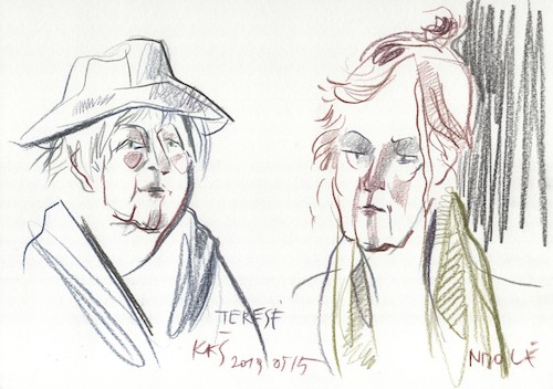 Cartoon: Sketch. Colleagues (medium) by Kestutis tagged sketch,colleagues,kestutis,lithuania