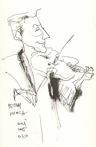 Cartoon: Sketch. Petras Kunca (medium) by Kestutis tagged sketch,portrait,music,kestutis,lithuania