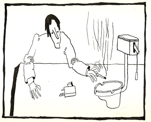 Cartoon: Smoking (medium) by Kestutis tagged smoking,kestutis,siaulytis