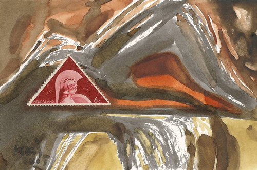 Cartoon: Volcano (medium) by Kestutis tagged volcano,dada,postcard,kestutis,lithuania