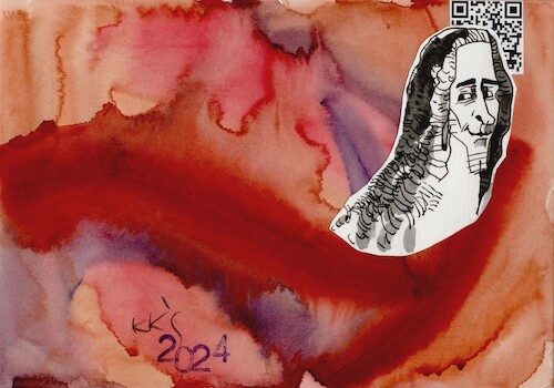Cartoon: Voltaire is a wave (medium) by Kestutis tagged voltaire,wave,philosophy,writer,kestutis,lithuania