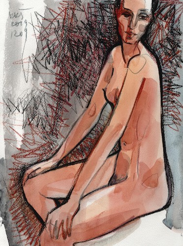 Cartoon: Artist and model today 1 (medium) by Kestutis tagged artist,model,today,sketch,kestutis,lithuania